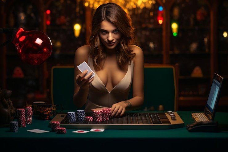 Bikini Paradise slot interface showing reels and betting controls on nuansa4d togel platform
